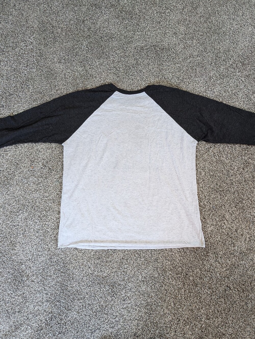 Large Black & Heather Gray Raglan Tee The Gashycrumb Tinies- Edward Gorey - Picture 3 of 4